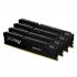 Kingston FURY Beast - DDR5 - kit - 128 Go: 4 x 32 Go - DIMM 288 broches - 5200 MT/s / PC5-41600 - CL40 - 1.25 V - mémoire sans tampon - on-die ECC - noir 