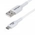 1m White USB-A to USB-C Charging Cable - disponible 24 / 48h 