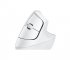 Logitech Lift Vertical Ergonomic Mouse - Souris verticale - ergonomique - optique - 6 boutons - sans fil - Bluetooth, 2.4 GHz - récepteur USB Logitech Logi Bolt - blanc cassé 