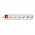 Lindy Multiprise 6 prises FR avec interrupteur, blanc - disponible 24 / 48h 