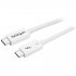 StarTech.com 1.6ft (50cm) Thunderbolt 3 Cable, 40Gbps, 100W PD, 4K/5K Video, Thunderbolt-Certified, Compatible w/ TB4/USB 3.2/DisplayPort - Câble Thunderbolt - 24 pin USB-C (M) pour 24 pin USB-C (M) - USB 3.1 Gen 2 / Thunderbolt 3 / DisplayPort 1.2 - 50 c 