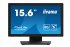 iiyama ProLite T1634MC-B1S - Écran LED - 15.6" - écran tactile - 1920 x 1080 Full HD (1080p) @ 60 Hz - IPS - 450 cd/m² - 700:1 - 25 ms - HDMI, VGA, DisplayPort - noir, mat 