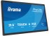 iiyama ProLite TW2223AS-B3P - Ordinateur Android - PC à écran tactile 1 RK3399 - RAM 2 Go - SSD - eMMC 16 Go - Cortex-A72 + A53 - Bluetooth 5.2, Gigabit Ethernet - Android 12 - moniteur : LED 21.5" 1920 x 1080 (Full HD) écran tactile - noir, mat 