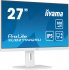 iiyama ProLite XUB2792QSU-W6 - Écran LED - 27" - 2560 x 1440 QHD @ 100 Hz - IPS - 250 cd/m² - 1300:1 - 0.4 ms - HDMI, DisplayPort - haut-parleurs - blanc, mat 