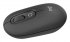 Logitech POP - Souris - emoji personnalisable - optique - 4 boutons - sans fil - Bluetooth 5.1 LE - graphite 