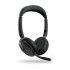 Jabra Evolve2 65 Flex MS Stereo - Micro-casque - sur-oreille - Bluetooth - sans fil - Suppresseur de bruit actif - USB-C - noir - avec socle de recharge sans fil - Certifié pour Microsoft Teams 