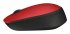 Logitech M171 - Souris - sans fil - 2.4 GHz - récepteur sans fil USB - noir, rouge - disponible 24 / 48h 