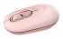 Logitech POP - Souris - emoji personnalisable - optique - 4 boutons - sans fil - Bluetooth 5.1 LE - rose 