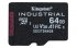 Kingston Industrial - Carte mémoire flash - 64 Go - A1 / Video Class V30 / UHS-I U3 / Class10 - microSDXC UHS-I 