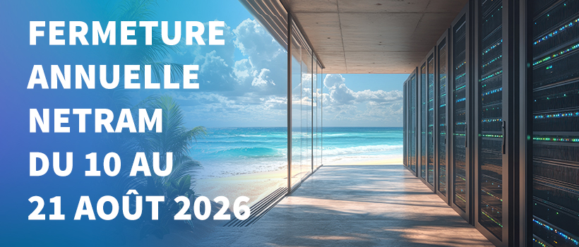 GENERIQUE - fermeture estivale 2026