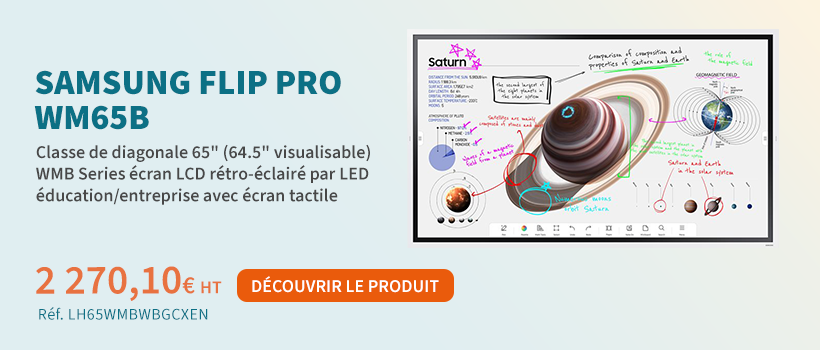 PRODUIT - TV Samsung Flip Pro